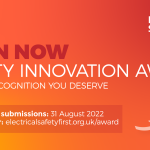 Applications open for Electrical Safety First's Safety Innovation Award